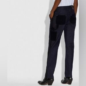 Coach Denim Carpenter Pants In Dark Wash size 10